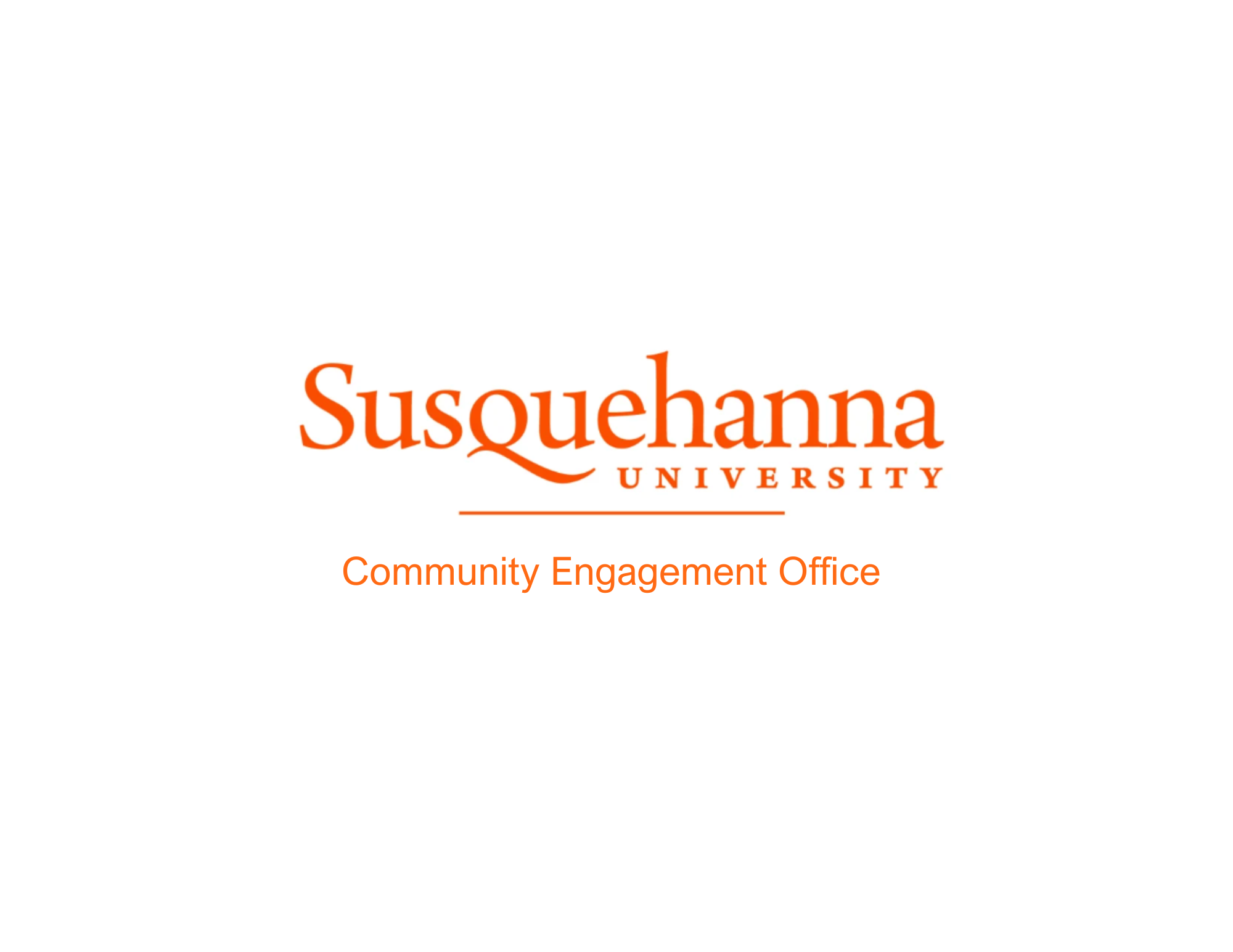 Susquehanna University Community Engagement Office